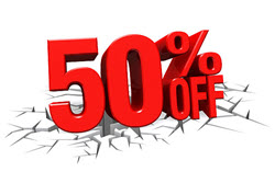 Everything is 50% Off Sale